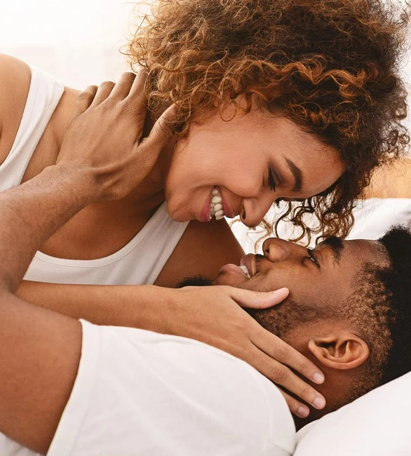 Sexual health compounding: a couple embracing